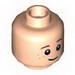 Minifig Head Dual Sided LotR Bain, Reddish Brown Eyebrows, Slight Smile and Freckles / Angry with Mud Splotches Print [Hollow Stud]
