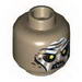 Minifig Head LotR Hunter Orc Print [Hollow Stud]