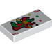 Tile 1 x 2 with Playing Card Joker Print