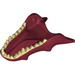 Dragon Head (LotR) Lower Jaw with Spikes and Tan Teeth Print