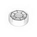Tile Round 1 x 1 with Octagon (Arkenstone) Print