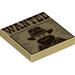 Tile 2 x 2 with 'WANTED' Western Bandit Poster Print