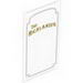 Glass for Window 1 x 4 x 6 with 'THE HIGHLANDER' and White Decorative Border Print