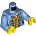 Torso Pirate Governor's Daughter Print / Medium Blue Arms / Yellow Hands