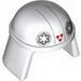 Minifig Helmet SW Imperial Pilot with Imperial Logo and Three Red Triangles Print (AT-DP Pilot)