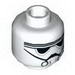 Minifig Head Alien with Black Goggles and Breathing Mask Print (SW AT-DP Pilot) [Hollow Stud]