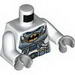 Torso Batman Logo Space Suit with Four Hoses and Utility Belt Print / White Arms / Light Bluish Gray Hands