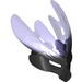 Bionicle Mask Protector with Marbled Trans-Purple Pattern (Protector Mask of Earth)