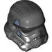 Minifig Helmet SW Stormtrooper, Dotted Mouth, Dark Bluish Gray and Sand Blue Print (Shadow Stormtrooper)