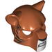 Minifig Mask Feline with Black Nose, Large Tiger Stripes and Fangs Print