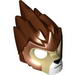 Minifig Mask Lion with Tan Face and Crooked Frown Print