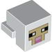 Plate Special 1 x 2 with Cube with Tan and Pink Pixelated Face Print (Minecraft Sheep)