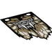 Plastic Flag 5 x 8.5 with Chima Tiger Tribe Print