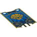 Plastic Flag 5 x 8.5 with Chima Lion Tribe Print