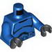 Torso SW Armor Clone Trooper with Belt with Pockets Print (Senate Commando) / Blue Arms / Black Hands
