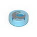 Tile Round 1 x 1 with Water Power Icon Print