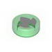 Tile Round 1 x 1 with Earth Power Icon Print