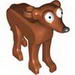 Dog Greyhound with Simpsons Santa's Little Helper Print