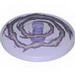 Dish 4 x 4 Inverted (Radar) with White and Lavender Electricity Print