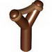 Minifig, Weapon Slingshot with Dark Tan Band Print
