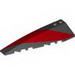 Wedge 10 x 3 Left with Red Stripe Print