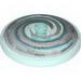 Dish 4 x 4 Inverted (Radar) with White Swirl Print