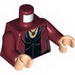 Torso Female Jacket over Black Top with Necklace Print (Scarlet Witch) / Dark Red Arms / Light Flesh Hands