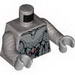 Torso Silver Armor with Red Spots Print (Ultimate Ultron) / Flat Silver Arms / Light Bluish Gray Hands