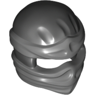 Minifig Ninjago Wrap Type 2 with Dark Bluish Gray Wraps and Knot Pattern