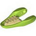 Dino Jaw Lower Raptor with Tan Teeth Print [Lime]