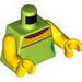 Torso Simpsons Dress with Red Necklace Print / Yellow Arms / Yellow Hands