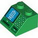 Slope 45В° 2 x 2 with Building on Blue Screen, Card Slot and Keypad Print