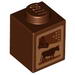 Набор LEGO Brick 1 x 1 with Oranges Print [Juice Carton], Лайм