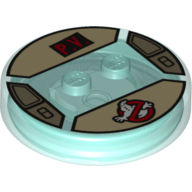 Dimensions Toy Tag 4 x 4 x 2/3 with 2 Studs with Ghostbusters Print