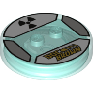 Dimensions Toy Tag 4 x 4 x 2/3 with 2 Studs with Doc Brown Print