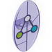 Набор LEGO OVAL SHIELD DEC NO 3, Trans-Purple