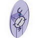 Набор LEGO OVAL SHIELD DEC NO 6, Trans-Purple