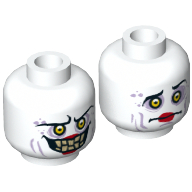 Minifig Head - Jestro [70316] [Hollow Stud]
