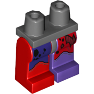 Minifig Legs and Dark Bluish Gray Hips - Jestro [70316]