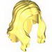 Набор LEGO Minifig Hair - Long Wavy with Centre Part, Bright Light Yellow