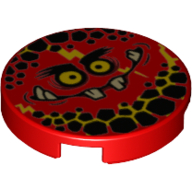 FLAT TILE 2X2, ROUND NO. 1032
