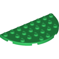 Plate Round Corner 4 x 8 Double