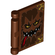 Minifig Book Cover with Monster Face Print [70316]