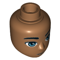 MINI DOLL HEAD, MALE 1 NO. 10