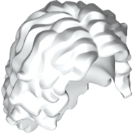 Minifig, Hair Female Long Tousled with Center Part