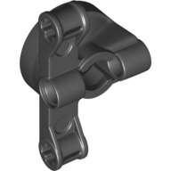 Technic Steering Wheel Hub Holder with 2 Pin Holes and 2 Axle Holes