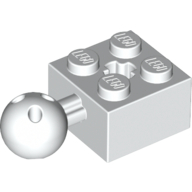 Technic Brick Modified 2 x 2 with Solid Ball and Axle Hole