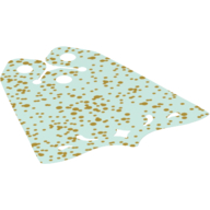 CAPE, 3H, 40X44MM, CUT PATTERN 2