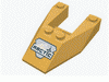 Набор LEGO Wedge 6 x 4 Cutout without Stud Notches with Arctic Logo Print, Оранжевый