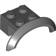 Набор LEGO Mudguard 4 x 2 1/2 x 1 with Arch Round, Chrome Gold